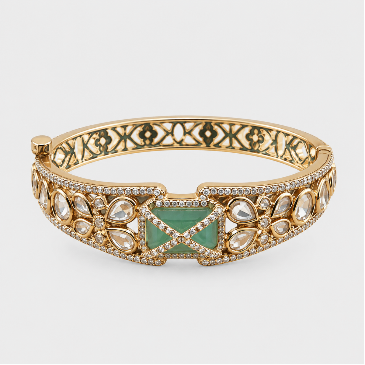 Ziva Mint Cuff