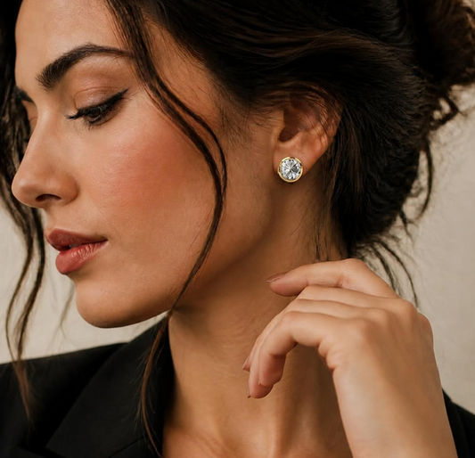 Aurora Crystal Studs