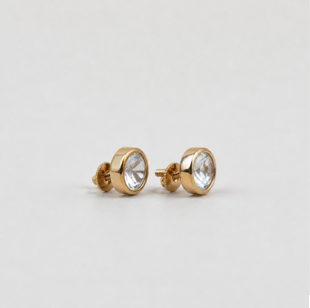 Aurora Crystal Studs