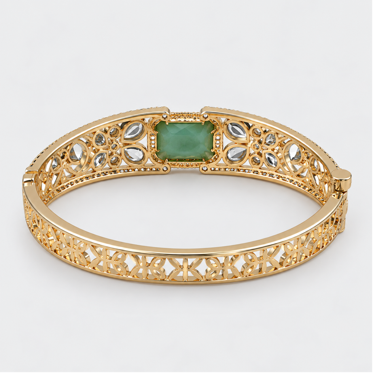 Ziva Mint Cuff