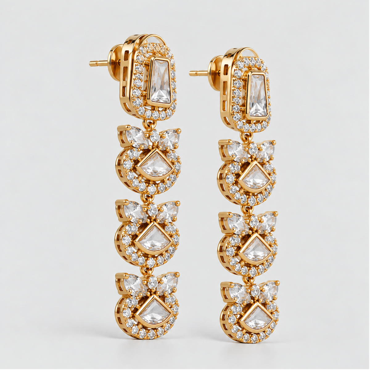 Tiara Cascade Earrings