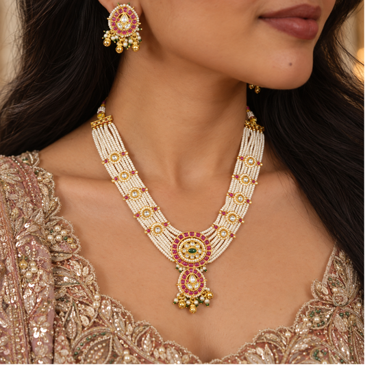Regal Pearl Cascade Set