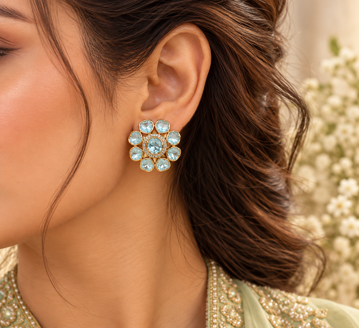 Lotus Bloom Studs