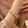 Royal Crown Kada - Beige with Pink